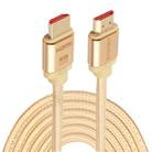 10m HDMI 2.0 Version 4K 1080P Aluminium Alloy Shell Line Head Gold-plated Connectors HDMI Male to HDMI Male Audio Video Adapter Cable - 1