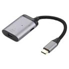 4K USB-C / Type-C to Mini DisplayPort 1.4 + PD Data Sync Adapter Cable - 1