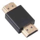 Gold-plated Head Male to Male HDMI Adapter(Black) - 1