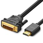 UGREEN DVI D(24+1) Male to HDMI Male HD 2K Two-way Interchanging Line,Length: 3m - 1