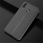 For Asus Zenfone 5z ZS620KL Litchi Texture Soft TPU Protective Back Cover Case (Black) - 4