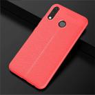For Asus Zenfone 5z ZS620KL Litchi Texture Soft TPU Protective Back Cover Case (Red) - 4