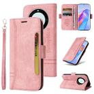 For Honor X9a 5G / X40 5G / Magic5 Lite BETOPNICE Dual-side Buckle Leather Phone Case (Pink) - 1