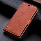 Copper Buckle Retro Crazy Horse Texture Horizontal Flip Leather Case for HTC Desire 12+, with Holder & Card Slots & Wallet(Brown) - 1