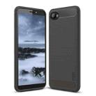 MOFI Brushed Texture Carbon Fiber Soft TPU Case for HTC Desire 12(Grey) - 1