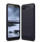 MOFI Brushed Texture Carbon Fiber Soft TPU Case for HTC Desire 12(Blue) - 1