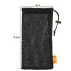 HAWEEL Pouch Bag for Smart Phones, Power Bank and other Accessories, Size same as 5.5 inch Phone(Black) - 3