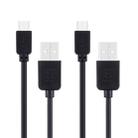 2 PCS HAWEEL 1m High Speed Micro USB to USB Data Sync Charging Cable  Kits For Galaxy, Huawei, Xiaomi, LG, HTC and other Smart Phones - 1