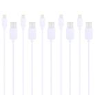 5 PCS HAWEEL 1m High Speed 8 pin to USB Sync and Charging Cable Kit for iPhone, iPad(White) - 1
