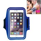 HAWEEL Sport Armband Case with Earphone Hole & Key Pocket, For iPhone XS, iPhone XS Max, iPhone X, iPhone 8 Plus & 7 Plus, iPhone 6 Plus, Galaxy S9+ / S8+ / S6 / S5(Dark Blue) - 1