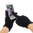 [HK Warehouse] HAWEEL Three Fingers Touch Screen Gloves for Men, For iPhone, Galaxy, Huawei, Xiaomi, HTC, Sony, LG and other Touch Screen Devices(Black) - 1