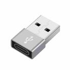 HAWEEL USB-C / Type-C Female to USB 2.0 Male Aluminum Alloy Adapter, Support Charging & Transmission Data - 1