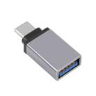 HAWEEL USB-C / Type-C Male to USB 3.0 Female OTG Data Transmission Adapter(Grey) - 1