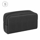 HAWEEL Electronic Organizer Storage Bag for Charger, Power Bank, Cables, Mouse, Earphones, Size: S(Black) - 1