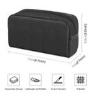 HAWEEL Electronic Organizer Storage Bag for Charger, Power Bank, Cables, Mouse, Earphones, Size: S(Black) - 2