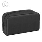 HAWEEL Electronics Organizer Storage Bag for Charger, Power Bank, Cables, Mouse, Earphones, Size: L(Black) - 1