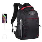 HAWEEL Foldable Removable Outdoor Portable Dual Shoulders Laptop Backpack(Black) - 1