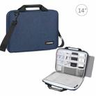 HAWEEL 13.0 inch-14.0 inch Briefcase Crossbody Laptop Bag For Macbook, Lenovo Thinkpad, ASUS, HP(Navy Blue) - 1
