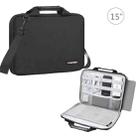 HAWEEL 14.0 inch -16.0 inch Briefcase Crossbody Laptop Bag For Macbook, Lenovo Thinkpad, ASUS, HP(Black) - 1