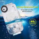HAWEEL 40m/130ft Waterproof Diving Case for iPhone 8 Plus & 7 Plus, Photo Video Taking Underwater Housing Cover(Transparent) - 17