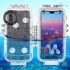 HAWEEL 40m/130ft Waterproof Diving Case for Huawei P20 Pro, Photo Video Taking Underwater Housing Cover(Transparent) - 1