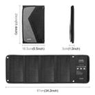 HAWEEL 28W Foldable Solar Panel Charger with 5V 3A Max Dual USB Ports - 11