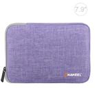 HAWEEL 7.9 inch Sleeve Case Zipper Briefcase Carrying Bag, For iPad mini 4 / iPad mini 3 / iPad mini 2 / iPad mini, Galaxy, Lenovo, Sony, Xiaomi, Huawei 7.9 inch Tablets(Purple) - 1