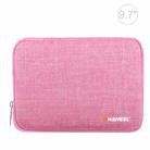 HAWEEL 9.7 inch Sleeve Case Zipper Briefcase Carrying Bag, For iPad 9.7 inch / iPad Pro 9.7 inch, Galaxy, Lenovo, Sony, Xiaomi, Huawei 9.7 inch Tablets(Pink) - 1