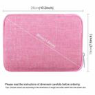 HAWEEL 9.7 inch Sleeve Case Zipper Briefcase Carrying Bag, For iPad 9.7 inch / iPad Pro 9.7 inch, Galaxy, Lenovo, Sony, Xiaomi, Huawei 9.7 inch Tablets(Pink) - 3