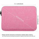 HAWEEL 15.0 inch Sleeve Case Zipper Briefcase Laptop Carrying Bag, For Macbook, Samsung, Lenovo, Sony, DELL Alienware, CHUWI, ASUS, HP, 15 inch and Below Laptops(Pink) - 3