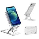 HAWEEL Adjustable Lifting Folding Portable Live Broadcast Desktop Plastic Holder(White) - 1