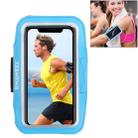HAWEEL Sport Armband Case with Earphone Hole & Key Pocket, For iPhone XS, iPhone XS Max, iPhone X, iPhone 8 Plus & 7 Plus, iPhone 6 Plus, Galaxy S9+ / S8+ / S6 / S5(Blue) - 1