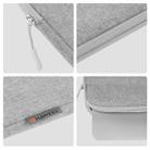 HAWEEL 13 inch Laptop Sleeve Case Zipper Briefcase Bag for 12.5-13.5 inch Laptop(Grey) - 3