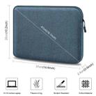 HAWEEL 15 inch Laptop Sleeve Case Zipper Briefcase Bag for 14-15 inch Laptop(Dark Blue) - 2