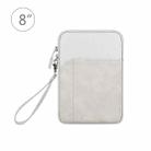 HAWEEL Splash-proof Pouch Sleeve Tablet Bag for iPad mini, 7.9-8.4 inch Tablets(Light Grey) - 1
