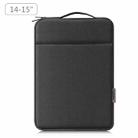 HAWEEL Laptop Sleeve Case Zipper Briefcase Bag with Handle for 14-15 inch Laptop (Black) - 1