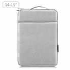 HAWEEL Laptop Sleeve Case Zipper Briefcase Bag with Handle for 14-15 inch Laptop(Grey) - 1