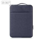 HAWEEL Laptop Sleeve Case Zipper Briefcase Bag with Handle for 15-16.7 inch Laptop(Gray Blue) - 1