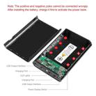 HAWEEL DIY 4x 18650 Battery (Not Included) 12000mAh Dual-way QC Charger Power Bank Shell Box with 2x USB Output & Display,  Support QC 2.0 / QC 3.0 / FCP / SFCP /  AFC / MTK / BC 1.2 / PD(Black) - 8