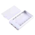 HAWEEL DIY 6 x 18650 Battery 24W Fast Charge Power Bank Box Case with Display, Not Include Battery (White) - 2