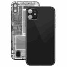 Glass Battery Back Cover for iPhone 11(Black) - 1