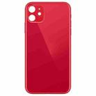 Glass Battery Back Cover for iPhone 11(Red) - 2