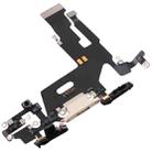 Charging Port Flex Cable for iPhone 11(White) - 4