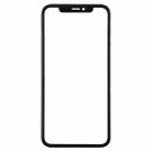 Front Screen Outer Glass Lens with Frame for iPhone 11(Black) - 2