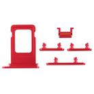 SIM Card Tray + Side Key for iPhone 11(Red) - 2