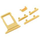 SIM Card Tray + Side Key for iPhone 11(Yellow) - 3