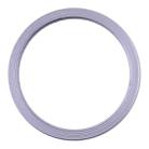 2 PCS Rear Camera Glass Lens Metal Protector Hoop Ring for iPhone 11(Purple) - 2