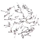100 PCS Charging Port Screws for iPhone 11 / 11 Pro / 11 Pro Max(White) - 1