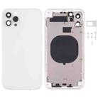 Back Housing Cover with Appearance Imitation of iP13 Pro for iPhone 11(White) - 1