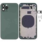 Frosted Frame Back Housing Cover with Appearance Imitation of iP13 Pro for iPhone 11(Green) - 1